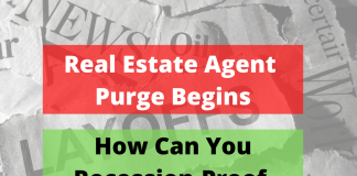 Real Estate Agent Purge Begins